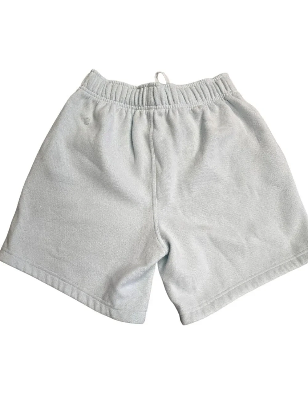 Lululemon Collegiate Logo Fleece Shorts XXS Icy Blue Preppy Athleisure